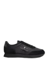 Calvin Klein Jeans Homme Retro Runner Low Laceup SU-NY ML YM0YM00746 Baskets de Running, Noir (Triple Black), 45 EU