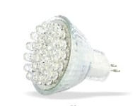 12V G4/MR11 1,2W 24 led pære, varmhvit