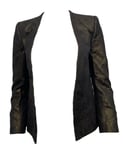 BLK DNM Women's Bronze Open Front Blazer 21 #WBC8801 Size 36 NWT