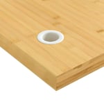 Bordplade til skrivebord 80x40x4 cm bambus