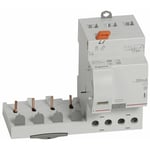 Legrand - Bloc différentiel adaptable à vis DX³ pour disjoncteur 1 module par pôle - 4P 400V - 40A - typeAC 300mA - 410511