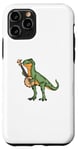 Coque pour iPhone 11 Pro Banjo Dinosaure Musique Country Music Bluegrass Banjo