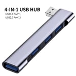 PD High Speed USB-C USB HUB Bred Använder USB3.0 5Gbps Portable Ty USB3.0