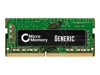 Coreparts - Ddr4 - Modul - 4 Gb - So Dimm 260-Pin - 2400 Mhz / Pc4-19200 - 1.2 V - Ikke-Bufret - Ikke-Ecc - For Hp Elitebook 735 G5, 745 G5, 755 G5, 820 G4  Probook 450 G4, 455 G5, 640 G4, 650 G4