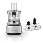 Cuisinart Easy Prep Pro | Compact Food Processor & Mini Chopper in 1 | Onion Chopper, Spice blender | Mix, Grind, Grate, Puree, Slicing | 2 work bowls in 1 - 0.7L & 1.9L | 2 speeds & pulse