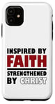 Coque pour iPhone 11 Inspiré par la foi renforcée par le Christ spirituel Beleive