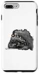 Coque pour iPhone 7 Plus/8 Plus Locomotive à vapeur Train Train Train Big-Boy Train 4014