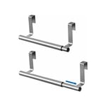 Ccykxa - Spread, Porte-Serviettes Porte-Torchons Suspendu aux Portes des Placards, Séchoir 1 Barre Extensible en inox, 25-40x8x9cm, Accessoire