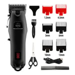 Aucune boîte Professional Barber Cordless Hair Clipper Cutting For Men Adjustable Electric Hair Trimmer Recha