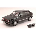 VW GOLF I GTI 1976 BLACK 1:18 Welly Auto Stradali Die Cast Modellino