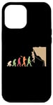 iPhone 13 Pro Max Climbing Evolution Funny Climber Bolder Boulder Case