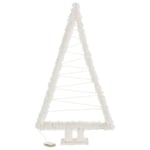 Sapin de Noël Led "Imitation Fourrure" 70cm Blanc