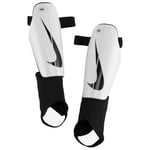 Nike, Charge, Football Shin Guards, White/Black/Black, S, Adult Unisex