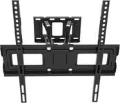 Support Mural TV 32-65¿ Pouces (82-165cm) Double Bras Articulé Orientable et Inclinable Fixation Murale télévision VESA Max 400x400 Charge 35kgs Max.