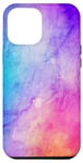 Coque pour iPhone 12 Pro Max Dégradé de couleur rose, turquoise, violet, orange