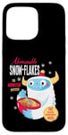 Coque pour iPhone 15 Pro Max Cute Abominable Yeti. Bigfoot hide and seek on Snow, Flake