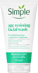 Simple Regeneration Age Resisting Facial Wash with green 150 ml (Pack of 1) 