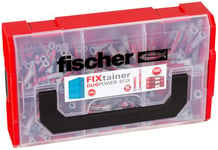 fischer - FixTainer de chevilles bi-matières et multi-matériaux DUOPOWER / 80 DUOPOWER 6x30, 40 DUOPOWER 6x50, 60 DUOPOWER 8x40, 30 DUOPOWER 8x65