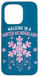 iPhone 15 Pro Walking In A Winter Wonderland Tie Dye Snowflake Christmas Case