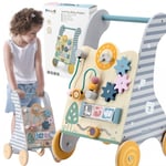 Chariot Premières en Bois Multi-Activités Avec Jeux pour Enfants De 18 Mois