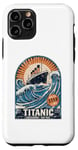 Coque pour iPhone 11 Pro Titanic RMS Ship April 1912 Croisière vieilli Design vintage