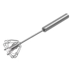 Whisk Mixer Egg Cream Stirrer Sauce Shaker Cake Blender Beater Hand Press Rotate