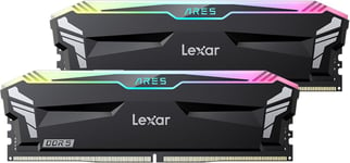 ARES RGB DDR5 RAM 32Go Kit (16Go x 2) 6000MHz, CL30-36-36-68 DRAM 288-Pin UDIMM Mémoire de Bureau, PC Mémoire RAM de jeu prend en charge XMP 3.0/AMD EXPO, 1.35V (LD5BU016G-R6000GDLA).[V494]