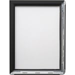 Stewart Superior A4 Snap Frame Hanging Black Non adhesive Aluminium BLACKA4 21 (W) x 2.1 (D) x 29.7 (H) cm