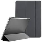 ProCase Coque iPad 9.7, Housse iPad 6, iPad 5, Modèle A1822 A1823 A1893 A1954, Étui Protection iPad 2018, iPad 2017–Gris