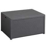 Keter Graphite Arica Outdoor Storage Table Box