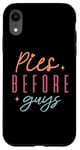 iPhone XR Retro Pies Before Guys - Retro Thanksgiving Matching Outfit Case