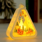 Christmas Led Night Light Portable Battery Powered Hanging Lamp Party Decor