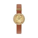 Versace La Greca WoMens Brown Watch VE8C00124 Leather (archived) - One Size