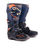 Endurostøvler Alpinestars Tech 7 Enduro DS Svart-Natt Marine-Varm Grå