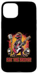 iPhone 15 Plus Rex the Rocker Dinosaur Band Case