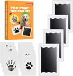 Nabance Baby Handprint and Footprint Kit, Paw Print Kit for Dogs & Cats, 4 Inkl