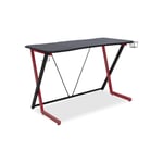 Skrivebord Gaming Urban Factory WED75UF 120 x 60 x 78 cm Sort PVC