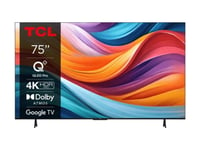 Tcl 75T7b - 75" Diagonalklasse Led-Bakgrunnsbelyst Lcd Tv - Qled - Smart Tv - 4K Uhd (2160P) 3840 X 2160 - Hdr