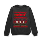 Official Friday the 13th Jason Lives Christmas Sweatshirt - Black