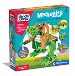 Clementoni-55425 Dinosaurios Jeu de constructions 6 Ans, 55425, Multicolore