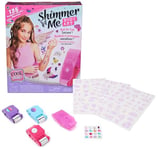 Cool MAKER - Shimmer Me Body Art - Tatouages Éphémères Personnalisables avec 1 Rouleau, 135 Motifs, 3 Cartouches de Couleurs et Accessoires - Kit de Loisirs créatifs - Jouet Enfant 7 Ans et +