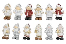 Christmas Gifts 88161 Figurines de Noël 14,5CM 4 assortiments CE, Multicolore