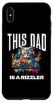 Coque pour iPhone XS Max This Dad Has Rizz Cool DJ Cat Rizzler Dad Father's Day 2024