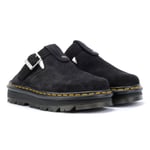 Dr. Martens Zebzag Warmlined Suede Black Mule