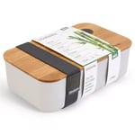 BRABANTIA - LUNCH BOX / BOITE 1200 ML EN PLASTIQUE + COUVERCLE EN BAMBOU