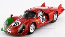 1:43 BEST Alfa Romeo 33.2 Lm #26 1000Km Monza 1968 Trosch Gosselin Red BE9632