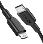 Anker USB C to Lightning Cable 3Ft Apple MFi Certified Black for iPhone 12 / 11