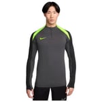 Veste Nike  HAUT COL ZIP GRIS  - ANTHRACITE/BLACK/VOLT/VOLT - M