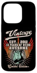 Coque pour iPhone 14 Pro 13ème anniversaire 13 ans guitariste amateur de guitare né 2012