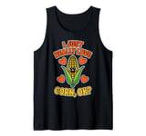 Really Love Corn Funny Corn On The Cob Tank Top